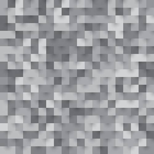 Квадратный Серый бесшовный фон 3D квадратики
